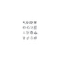 Fashion Small Tattoo Stickers Cute Student Finger Ins Style Semi-permanent Herbal Tattoo Stickers