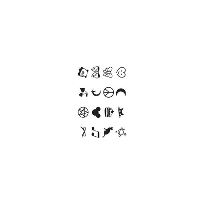 Fashion Small Tattoo Stickers Cute Student Finger Ins Style Semi-permanent Herbal Tattoo Stickers