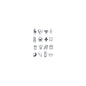 Fashion Small Tattoo Stickers Cute Student Finger Ins Style Semi-permanent Herbal Tattoo Stickers