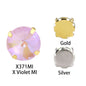 Mocha Fluorescent Series Round 8/12mm Sew on Crystal Rhinestone for Clothing Accessories