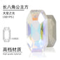4*8/6*12mm Rectangular Round Corner Crystal Glass Special Shape Rhinestones High-grade Pointed Bottom Rhinestones Diy Jewelry Nail Accessories