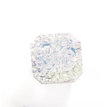 Nail Art Jewelry Embossed Square Diamond Aurora Magic Color Crystal Diamond Super Flash Glass Diamond Lotus Bottom Decoration