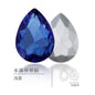 TonyBead 20 * 30mm water drop shape, factory wholesale glass material water drop crystal rhinestone mobile phone sticker diamond DIY accessories hair accessories handmade material glass diamond beads