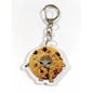 Funny Food Cat Acrylic Keychain Cat School Bag Pendant Transparent Cartoon Gift Keychain