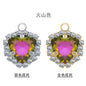 Fat Triangle Diy Necklace Earrings Accessories Pendant Crystal Glass Claw Rhinestone