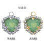 Fat Triangle Diy Necklace Earrings Accessories Pendant Crystal Glass Claw Rhinestone