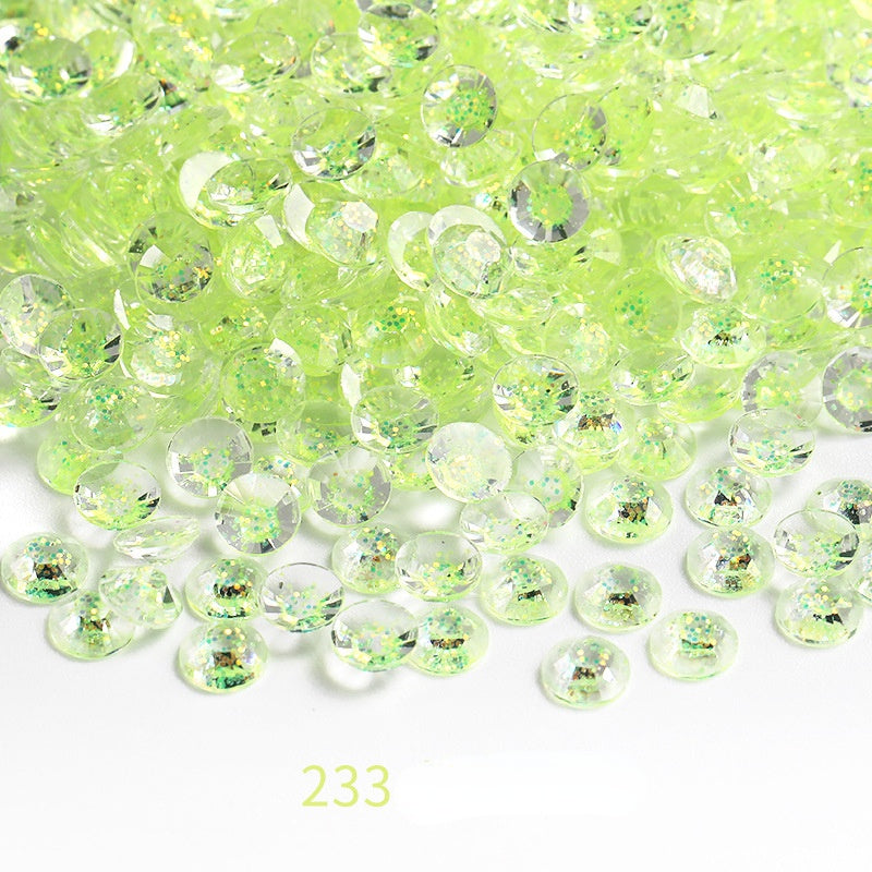 Galaxy Series Resin Rhinestone Nail Art Flatback Rhinestone for DIY Clothes Accessories