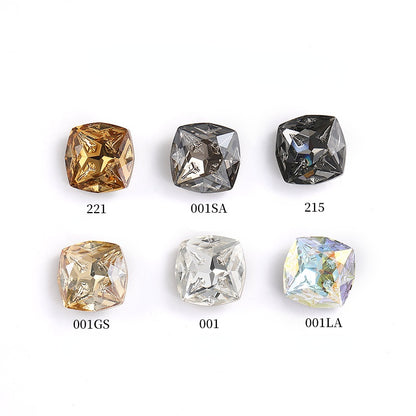 Star Meteorite Series K9 High-grade Fat Square Crystal Glass Diamond Bag Dress Accessories