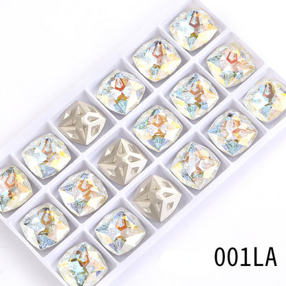 Star Meteorite Series K9 High-grade Fat Square Crystal Glass Diamond Bag Dress Accessories