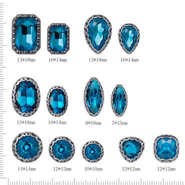 Golden/Silver Nest Shape Bottom/Sew on Rhinestone DIY Jewelry Making/Copper Material