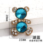 Crystal Bear Multi-color Diamond Bear Brooch DIY Accessories