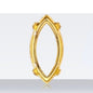 20pcs Golden Copper Hollow Bottom With Holes Base for K9 Rhinestone DIY Jewelry Making