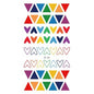 Hyuna Small Fresh Tattoo Stickers Cute Smiley Rainbow Lines Waterproof Tattoo Stickers Instagram Style