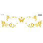 Gold Stickers Beauty Makeup Sweet Makeup Party Concert Gold Face with Waterproof Tattoo Stickers
