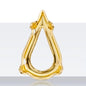 20pcs Golden Copper Hollow Bottom With Holes Base for K9 Rhinestone DIY Jewelry Making
