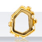20pcs Golden Copper Hollow Bottom With Holes Base for K9 Rhinestone DIY Jewelry Making