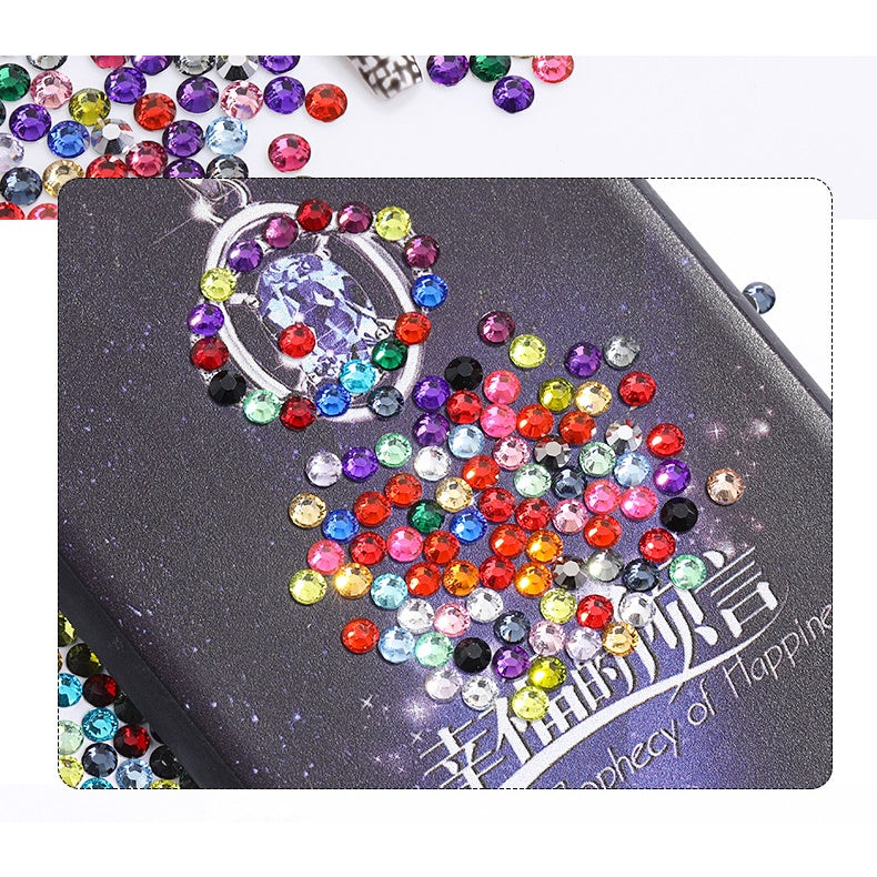 Gemstone filled 2/3/4/5/6mm Henna beads/Henna Gems/Rhinestone