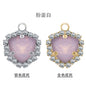 Fashion Pendant Fat Triangle Crystal Glass Claw Rhinestone Diy Necklace Earrings Accessories