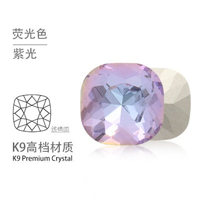 12mm Tip Bottom Special Shape Fat Square Crystal Diamond Tip Bottom Special Shape Glass Diamond Diy Jewelry Accessories Materials