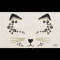 Cat Face Face Diamond Paste Acrylic Diamond Masquerade Ball European and American Makeup Party Painting Cross Border Tattoo Paste Face Paste