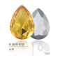 18 * 25Mm water drop shape, manufacturer wholesale glass material water drop crystal rhinestone mobile phone sticker diamond DIY accessories hair accessories handmade material glass diamond beads