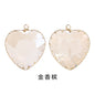 Fashion Transparent Love Heart Crystal Pendant for Earring Necklace Diy Making