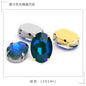 Oval Mocha Fluorescent Four Corner Claw Rhinestone Diy Jewelry Paste Rhinestone Material Shoe Accessories