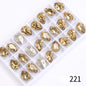 High-end boutique, Starfall series 10 * 14/13 * 18mm water drop crystal glass diamond bracelet clothing accessories