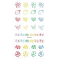 Hyuna Small Fresh Tattoo Stickers Cute Smiley Rainbow Lines Waterproof Tattoo Stickers Instagram Style