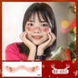 Face Sticker Kids Girls Christmas Sticker Masquerade Makeup Waterproof Tattoo Stickers