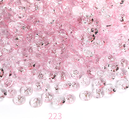 Galaxy Series Resin Rhinestone Nail Art Flatback Rhinestone for DIY Clothes Accessories