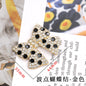 Creative Full Diamond Black and White Spot Alloy Bow DIY Phone Case Brooch Accessories
