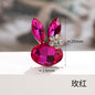 Faship Rhinestone Crystal Bunny Rabbit Pin Brooch Accessories for Easter