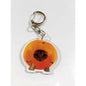 Funny Food Cat Acrylic Keychain Cat School Bag Pendant Transparent Cartoon Gift Keychain