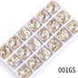 Star Meteorite Series K9 High-grade Fat Square Crystal Glass Diamond Bag Dress Accessories