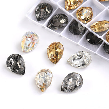 High-end boutique, Starfall series 10 * 14/13 * 18mm water drop crystal glass diamond bracelet clothing accessories