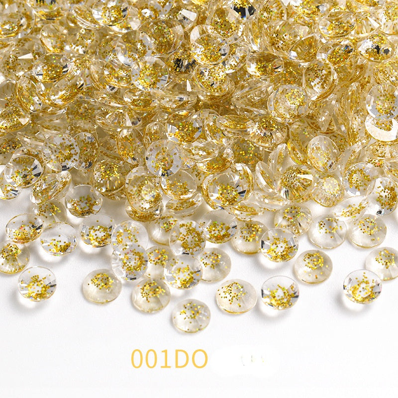 Galaxy Series Resin Rhinestone Nail Art Flatback Rhinestone for DIY Clothes Accessories