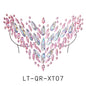 【ready Stock】Body Sticker Acrylic Chest Diamond Sticker Women Fake Tattoo Stickers Rave Party Dance Chest Decoration