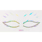Laser Eye Patch Pearl Rhinestones Eye Acrylic Face Diamond Patch Paper