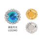 8/10mm Crystal Buckle Golden/ Wihte K Claws Edge Hand-stitched DIY Jewelry Shoe Accessories