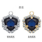 Fat Triangle Diy Necklace Earrings Accessories Pendant Crystal Glass Claw Rhinestone