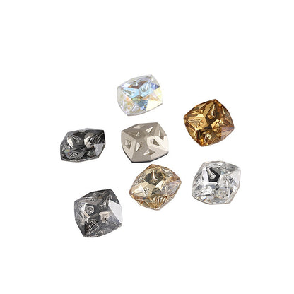 Star Meteorite Series K9 High-grade Fat Square Crystal Glass Diamond Bag Dress Accessories