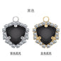 Fashion Pendant Fat Triangle Crystal Glass Claw Rhinestone Diy Necklace Earrings Accessories