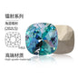 pointed bottom fat square diamond special-shaped crystal diamond vacuum plated bottom wedding dress clothing accessories fat square pointed bottom special-shaped diamond