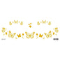 Gold Stickers Beauty Makeup Sweet Makeup Party Concert Gold Face with Waterproof Tattoo Stickers