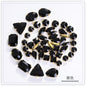 TonyBead Wholesale Multi-shape 50 Mixed Gold Bottom Support Four Corner Claw Diamond Mixed Crystal DIY Clothing Luggage Crystal Jewelry Accessories Materials