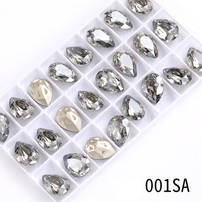 High-end boutique, Starfall series 10 * 14/13 * 18mm water drop crystal glass diamond bracelet clothing accessories