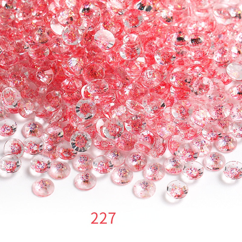 Galaxy Series Resin Rhinestone Nail Art Flatback Rhinestone for DIY Clothes Accessories