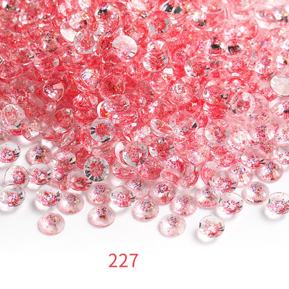 Galaxy Series Resin Rhinestone Nail Art Flatback Rhinestone for DIY Clothes Accessories
