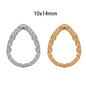Golden/Silver Nest Shape Bottom/Sew on Rhinestone DIY Jewelry Making/Copper Material